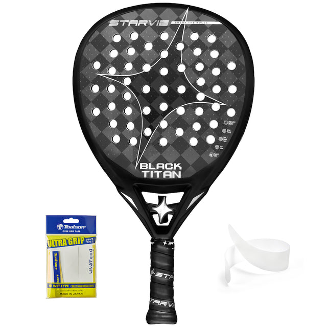 Black Titan 2026 + Overgrip + Frame Protector